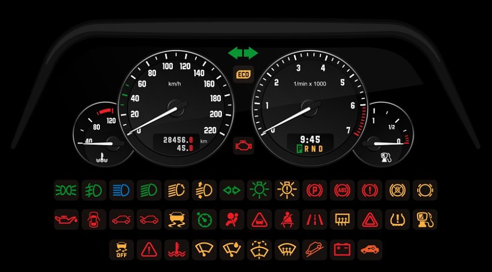 Tableau de bord voiture : la signification des symboles
